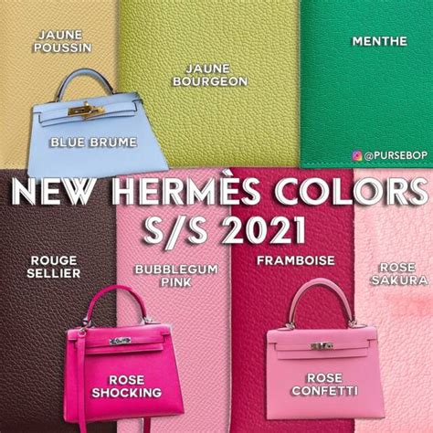 hermes 2021 color|Hermes front runner colors.